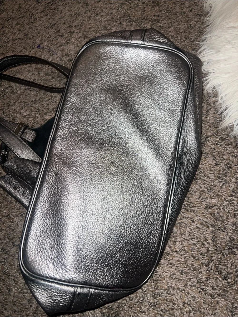 Michael Kors Black Leather Shoulder Tote